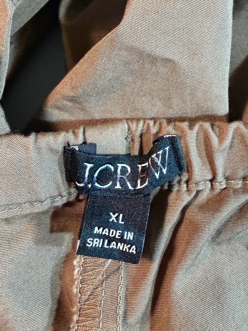 J.Crew Luna pant in cotton poplin in worn teak - Picture 8 of 10